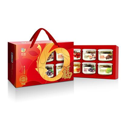 【【朗源】直銷批發(fā) 中秋食品禮品 梅干果干若羌棗蘋果粒等 6盒罐裝】價(jià)格,廠家,圖片,堅(jiān)果炒貨,朗源股份-